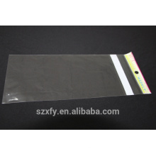Bolsa de plástico OPP transparente con cabezal impreso